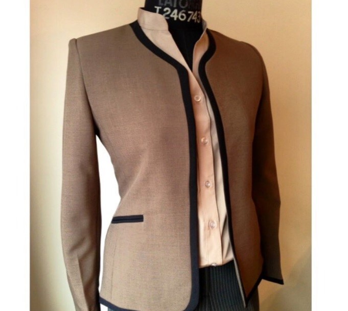 Chaqueta Ejecutiva de Sastrería Cerceta
